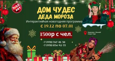 Дом чудес Деда Мороза (7-10 лет)