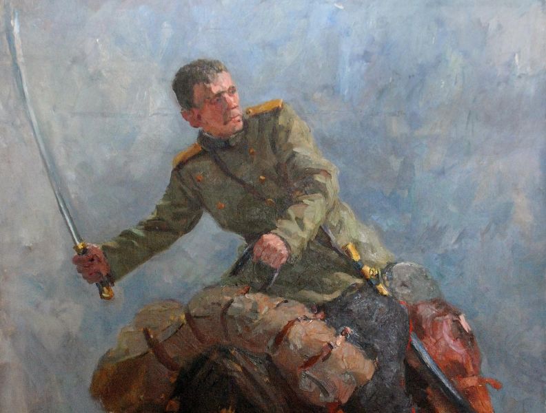 Соловьев М.М. Этюд «Поручик» Музей обороны Севастополя